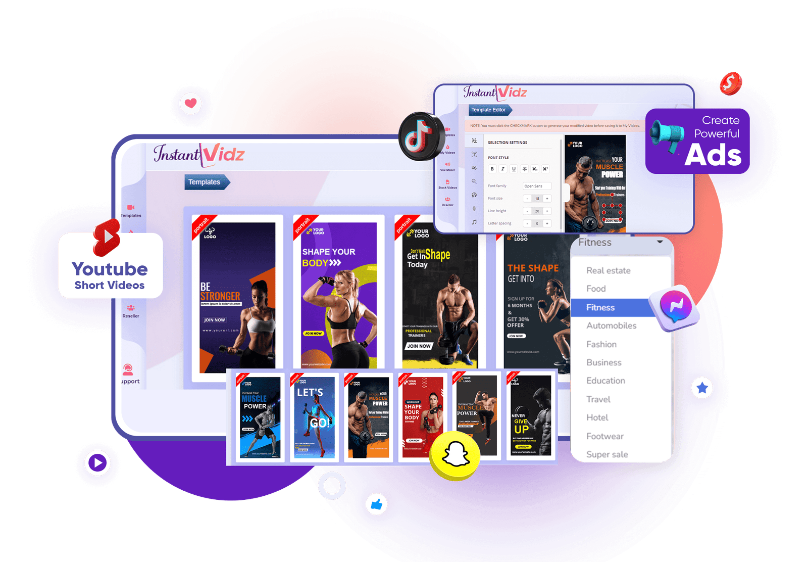 InstantVidz Lifetime Account